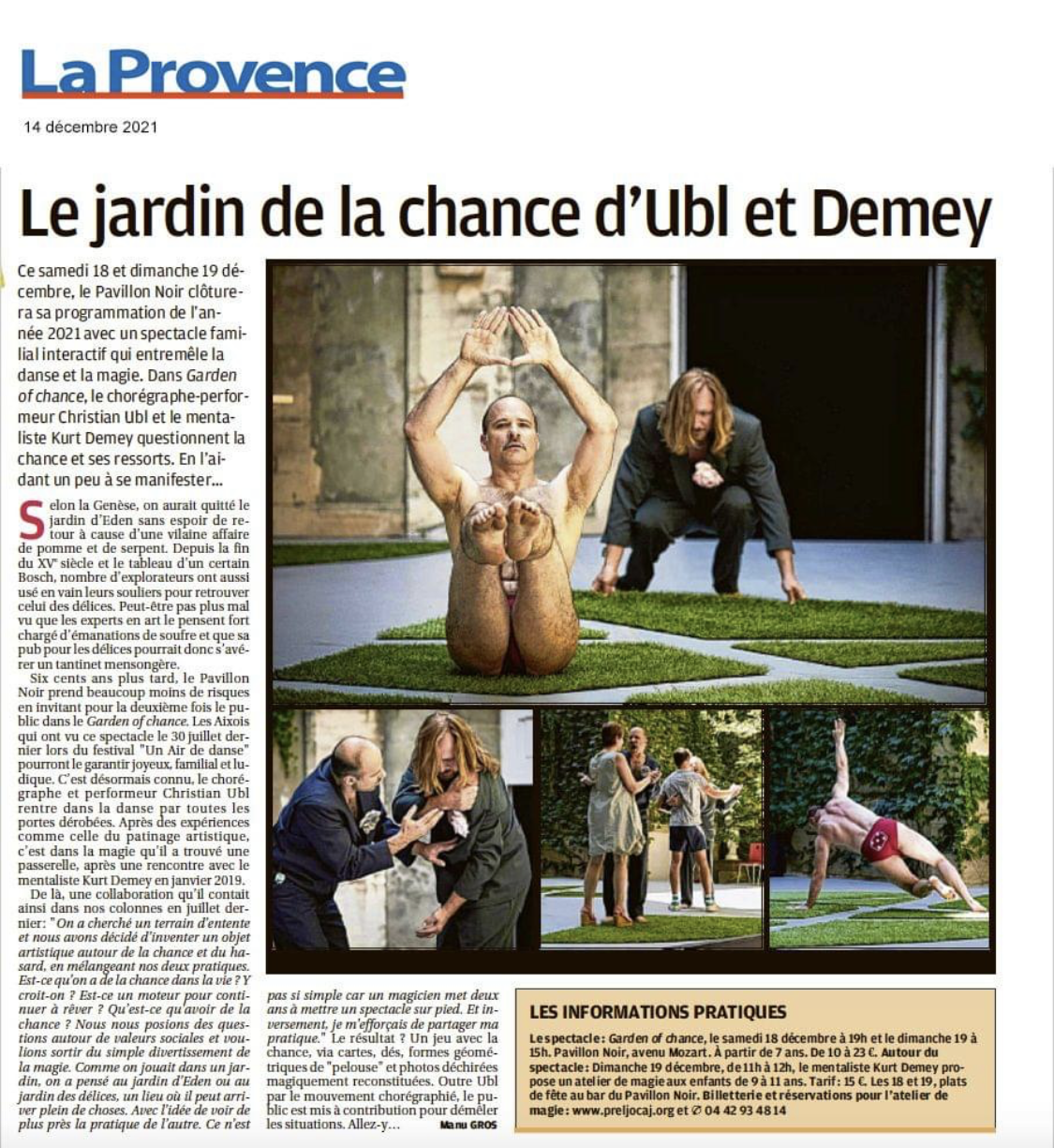 La Provence | 14.12.21